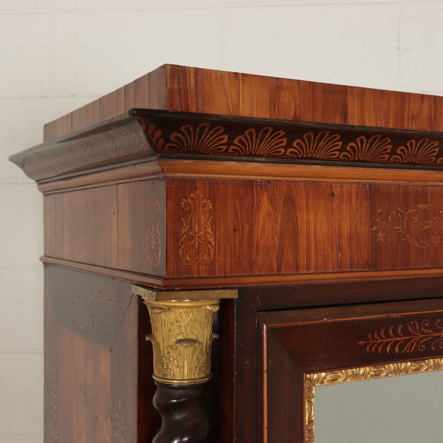 Charles X Wardrobe Rosewood Italy 19th Century photo Furniture