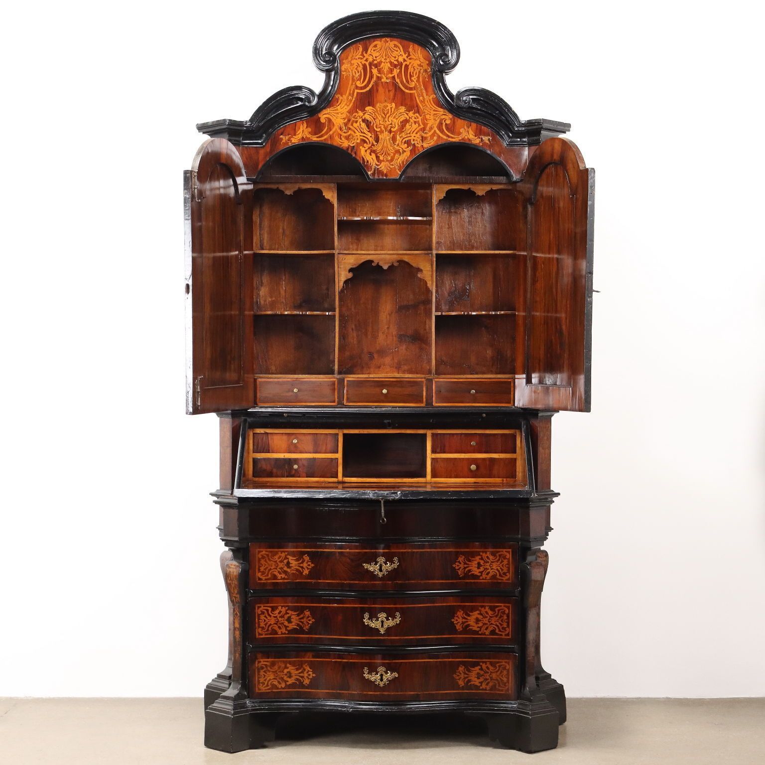 Antique Roman Trumeau Walnut Bois De Violette XVIII Century photo for sale
