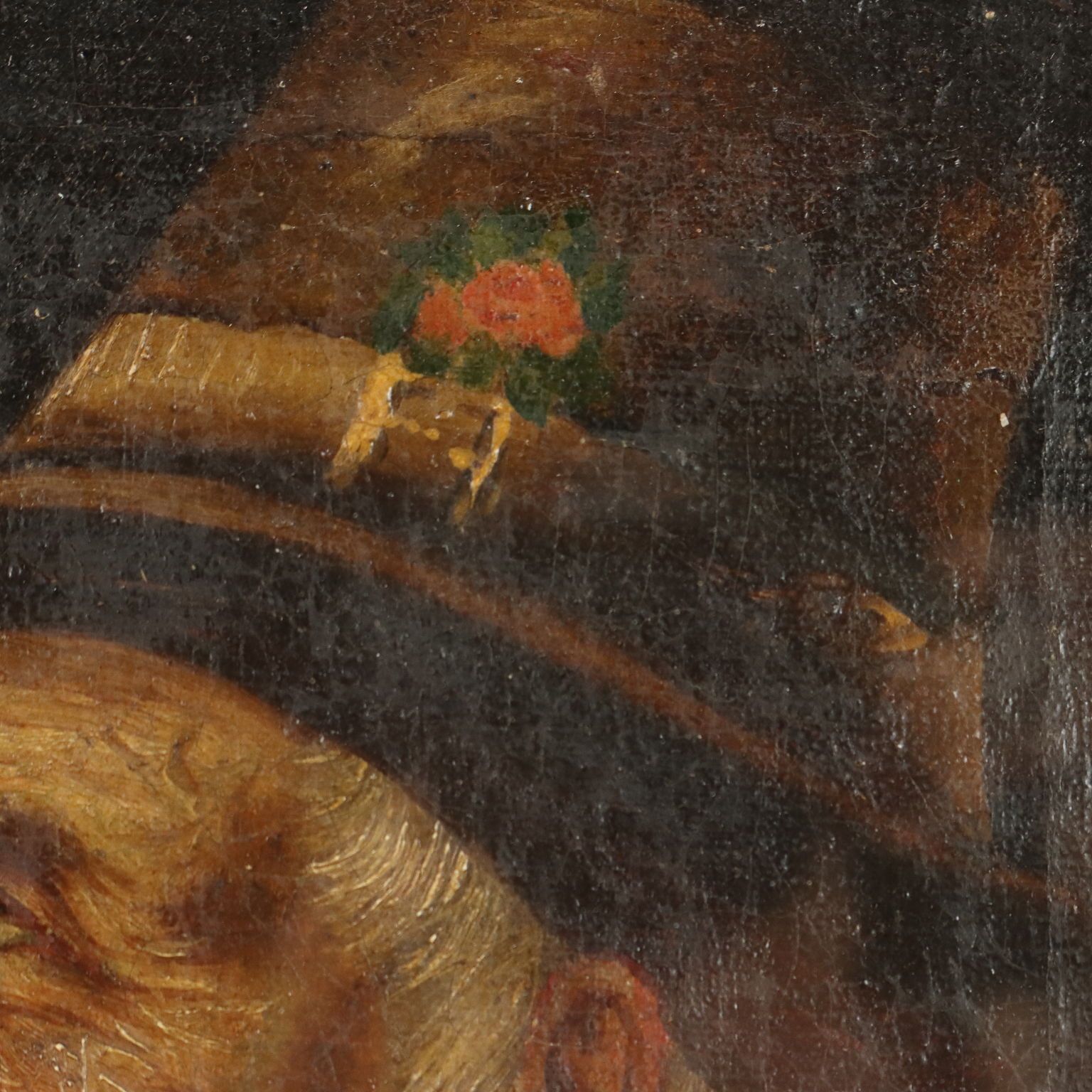 Portrait Of An Elderly Couple Oil On Canvas Italy XIX Century photo buy