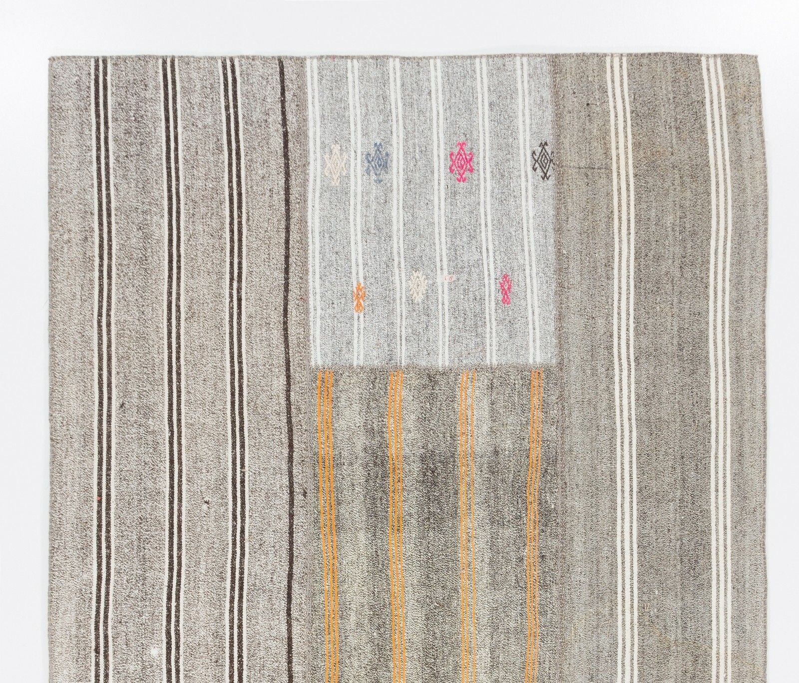6x10.6 Ft Hand Woven Vintage Central Anatolian Kilim (Flat Weave) photo furniture