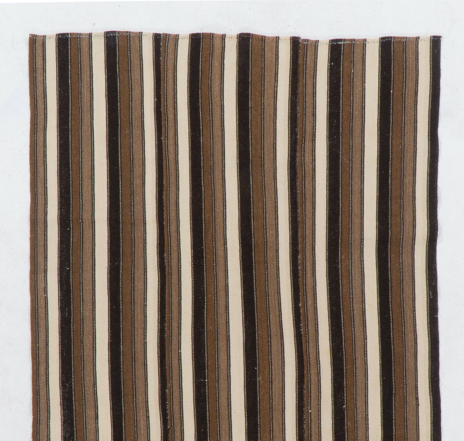 4.7x9.2 Ft Banded Vintage Anatolian Kilim, Made Of %100 Natural Wool photo furniture