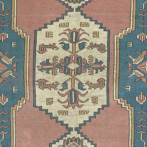7x9.6 Ft Vintage Hand Knotted Turkish Area Rug, 100% Wool photo 1116.0