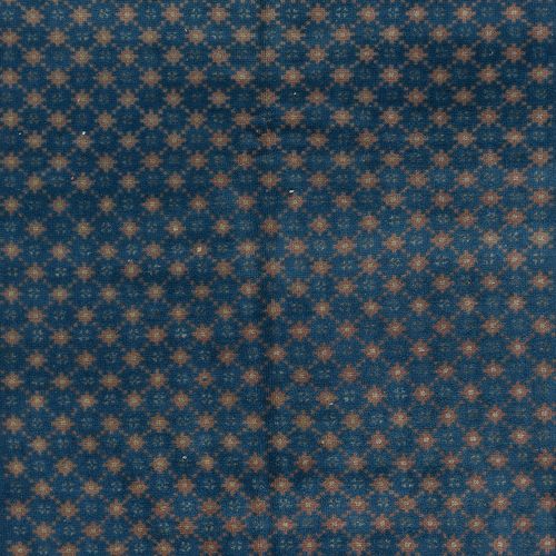 5x9.2 Ft Vintage Handmade Floral Patterned Blue Turkish Area Rug. 100% Wool photo 851.0