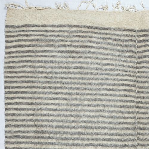 5x6.8 Ft Kurdish Kilim Rug. Siirt Sofa Throw. Striped Bed Cover, Blanket photo Textiles