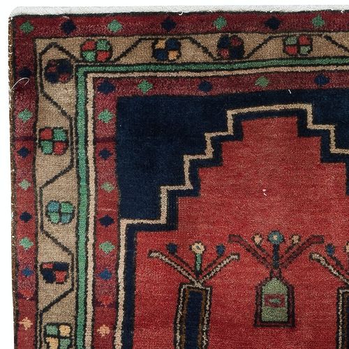 32x43 In Handmade Turkish Prayer Rug. Ramadan Gift. Vintage Red Prayer Mat photo Textiles