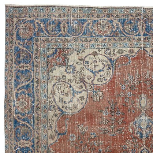 7.5x11.2 Ft Vintage Handmade Turkish Wool Area Rug. One Of A Kind Large Carpet photo Textiles