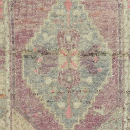 31x47 In One Of A Pair 1960s Handmade Scatter Rug. Turkish Accent Rug. Door Mat photo 172.0