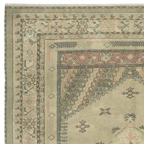 6.8x8.4 Ft West Anatolian Manisa Kula Rug, Vintage Handmade Area Rug photo Textiles