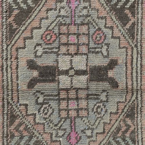 30x41 In Vintage Handmade Scatter Rug, Turkish Accent Rug, Decorative Door Mat photo 138.0