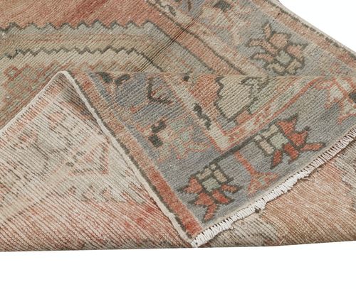30x57 In Traditional Vintage Handmade Turkish Rug, 100% Wool photo for sale