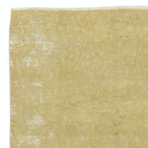 3.4x7 Ft Vintage Handmade Turkish Wool Accent Rug For Rustic And Farmhouse Decor photo Textiles