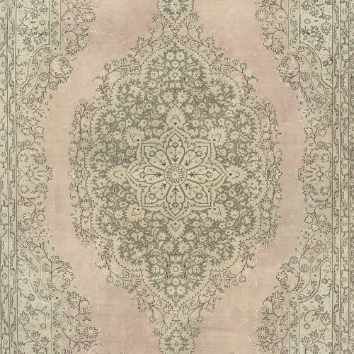 6.8x10.5 Ft One Of A Pair Vintage Area Rug. Handmade Turkish Carpet photo 1172.0