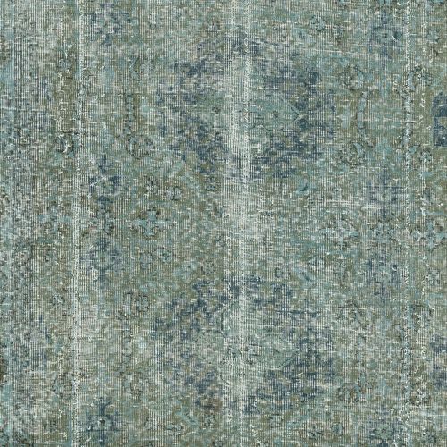 4.7x8.2 Ft Teal Blue Color Area Rug. Handmade Turkish Rug. Modern Home Decor photo 390.0