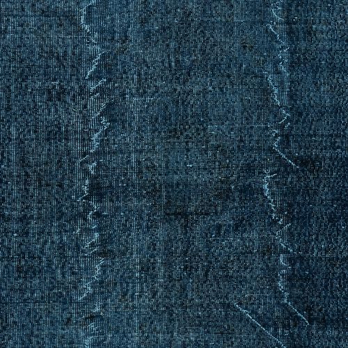 6.2x10.3 Ft Contemporary Handmade Turkish Wool Area Rug In Navy Blue photo 586.0
