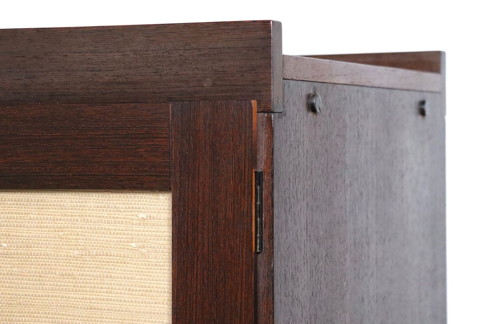 Leonardo Fiori For Isa Bergamo Sideboard In Wengé And Seagrass 1950s photo Furniture