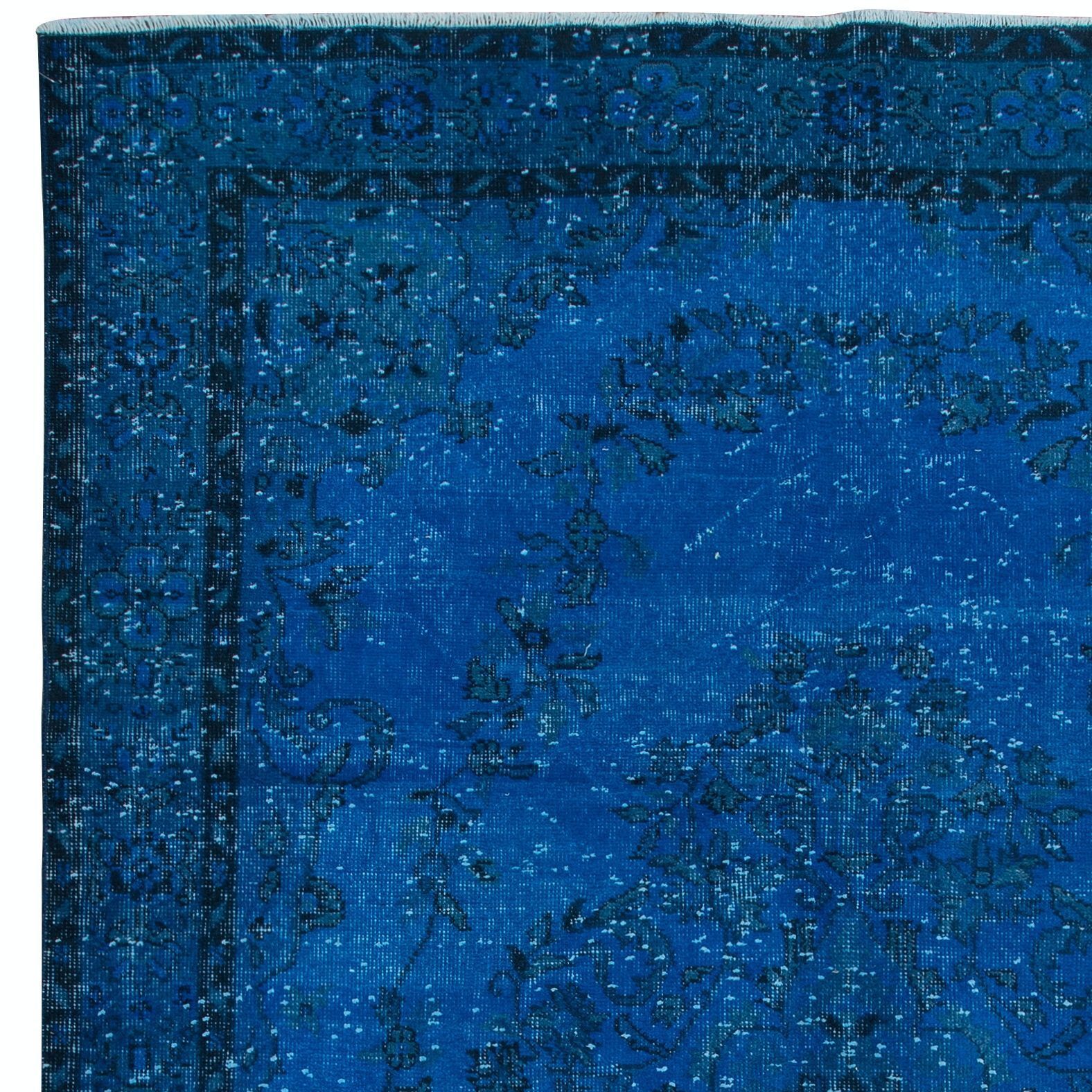 6.2x10.2 Ft Modern Blue Area Rug, Handwoven And Handknotted In Turkey photo Textiles