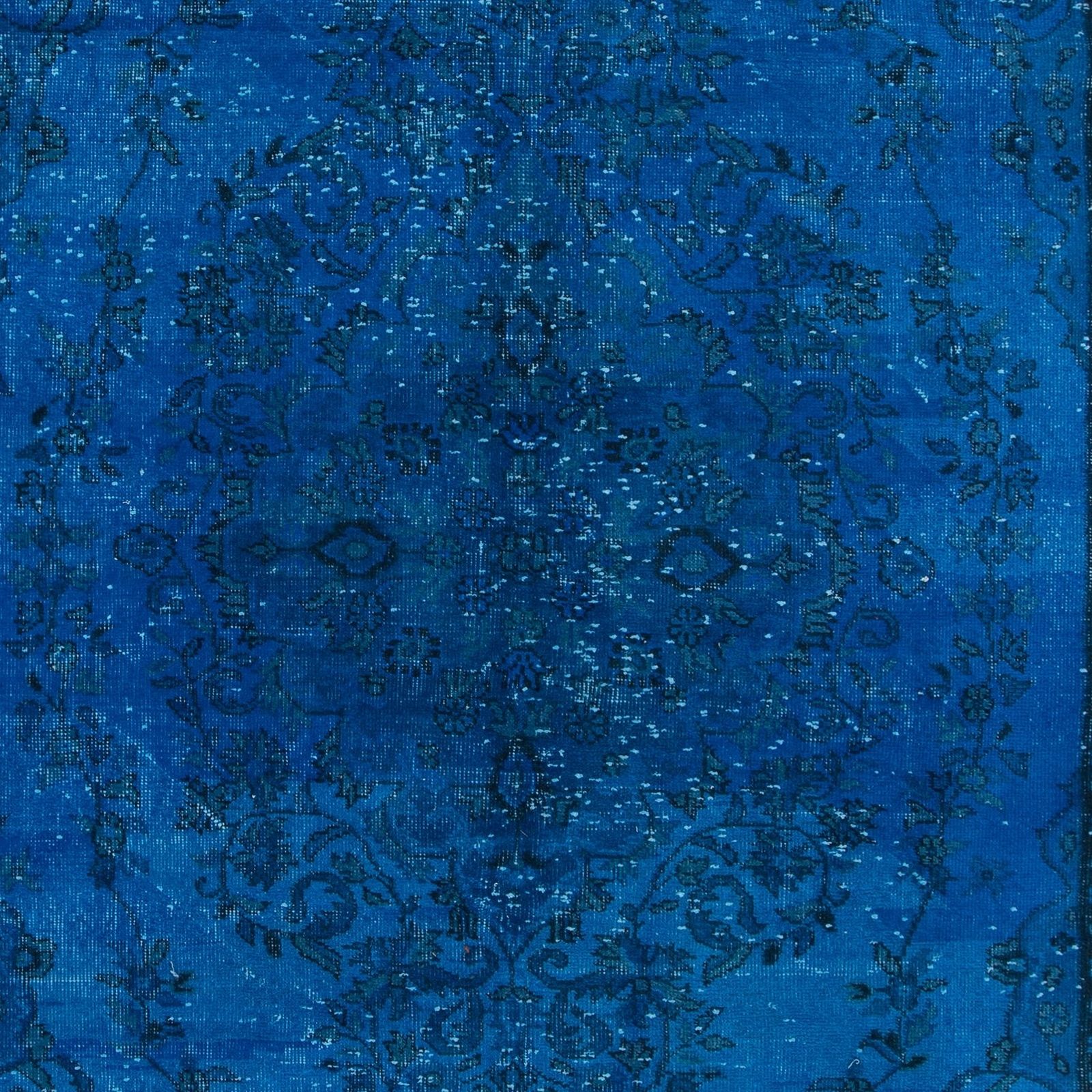 6.2x10.2 Ft Modern Blue Area Rug, Handwoven And Handknotted In Turkey photo 542.0