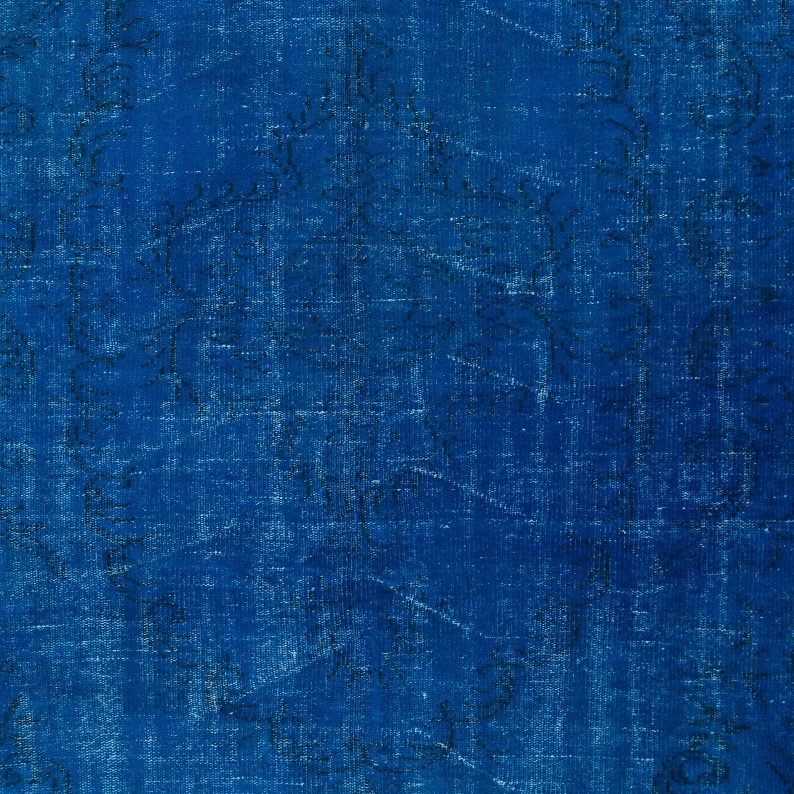 5.7x9.4 Ft Modern Blue Area Rug, Handwoven And Handknotted In Isparta, Turkey photo 278.0