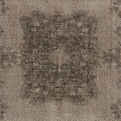 6.3x9.6 Ft Modern Hand Knotted Turkish Wool Area Rug In Brown. Home Gift Rug photo 514.0