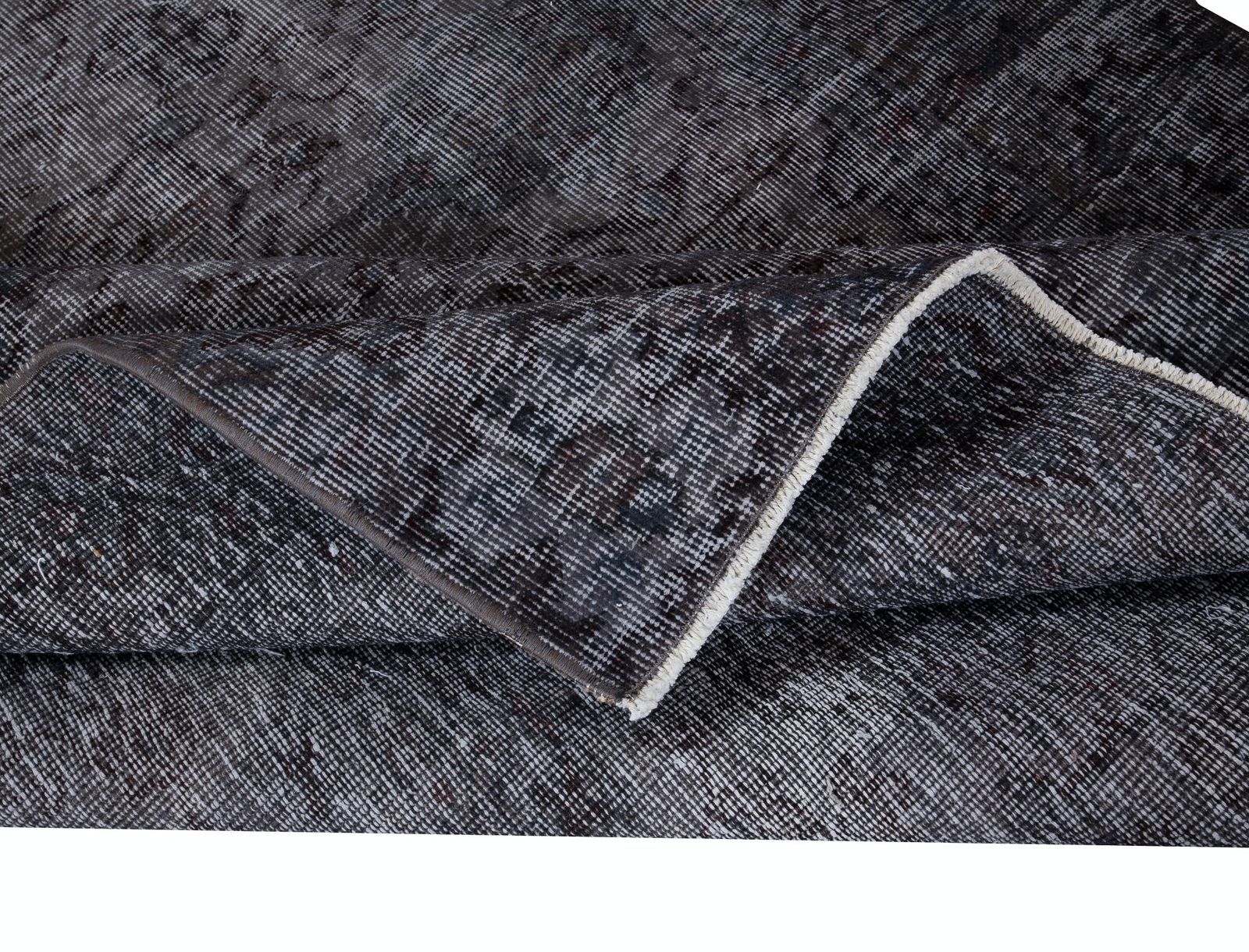 4.8x7.2 Ft Turkish Handmade Wool Rug In Gray Tones, Ideal For Modern Interiors photo for sale