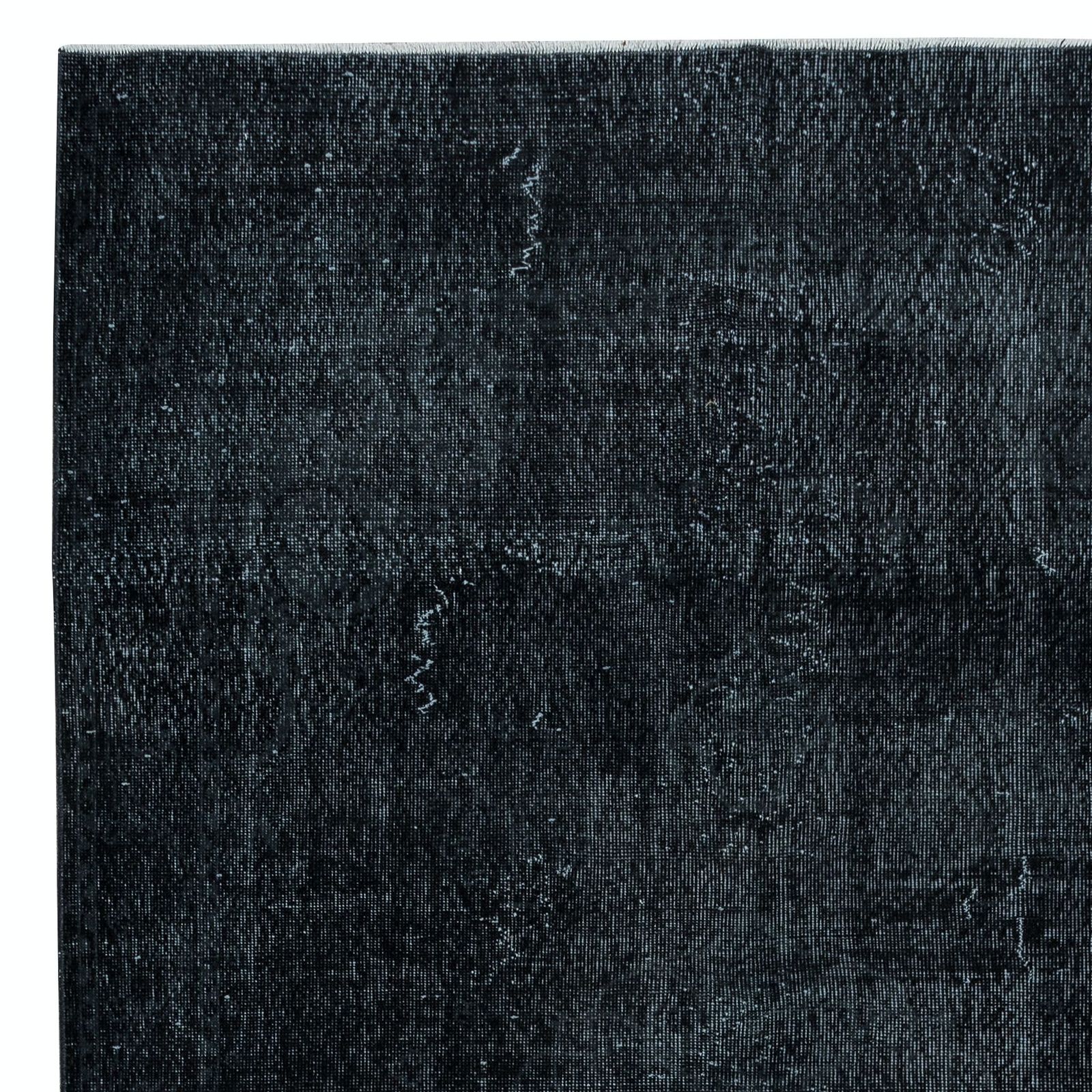 6x9.7 Ft Handmade Turkish Wool Area Rug In Gray And Black 4 Modern Interiors photo Textiles