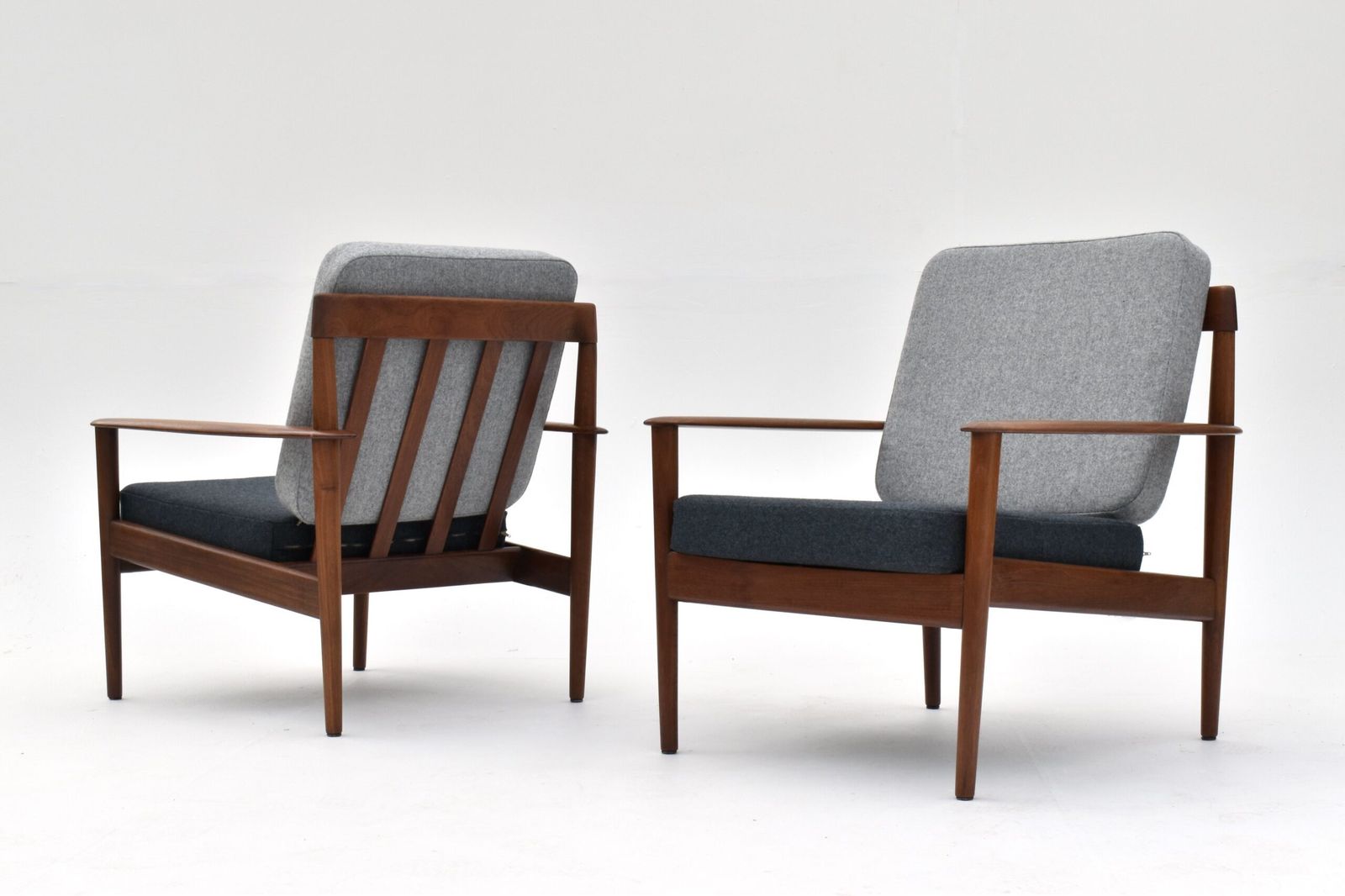 Grete Jalk Model Pj56 Teak Lounge Chair For Poul Jeppesen photo 1995.0
