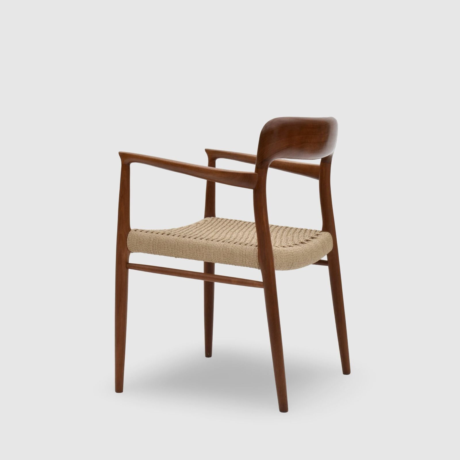 Niels Moller Model 56 Teak Armchair For J.L Møllers Møbelfabrik