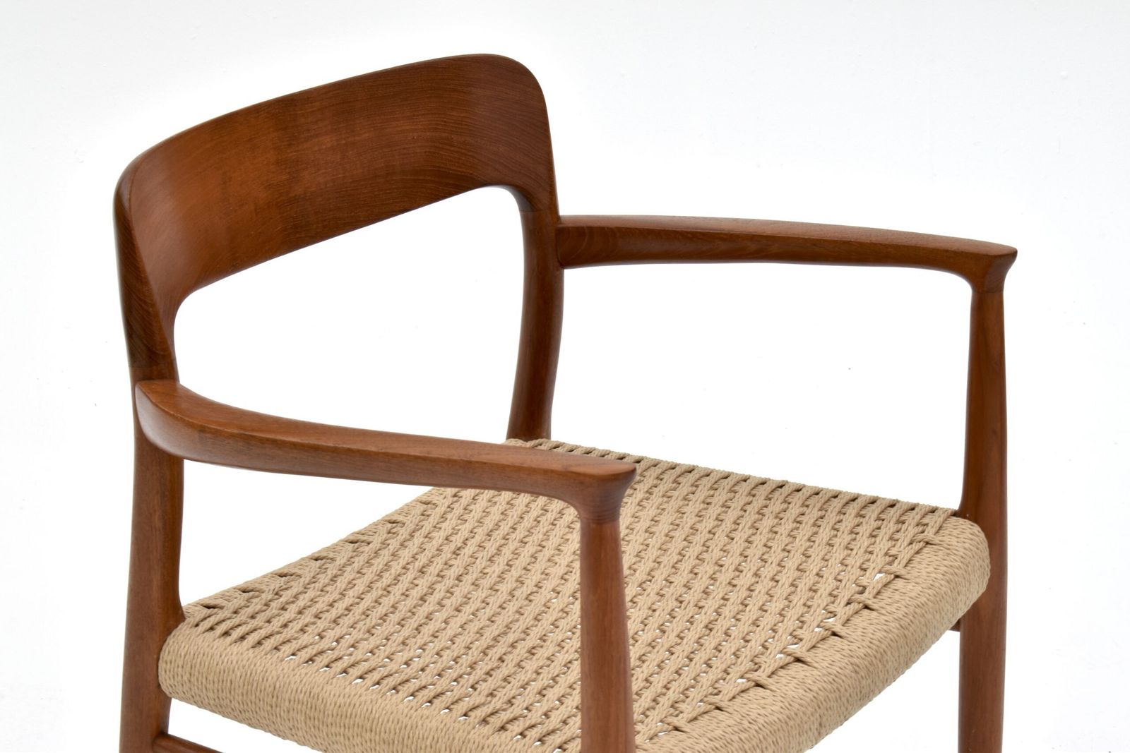 Niels Moller Model 56 Teak Armchair For J.L Møllers Møbelfabrik photo for sale