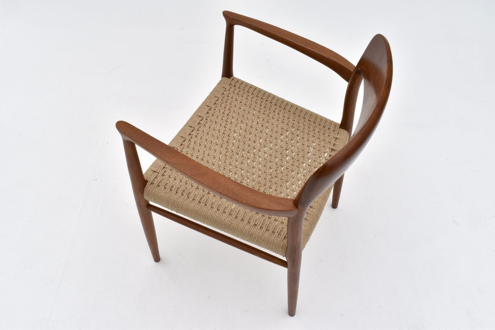 Niels Moller Model 56 Teak Armchair For J.L Møllers Møbelfabrik photo vintage