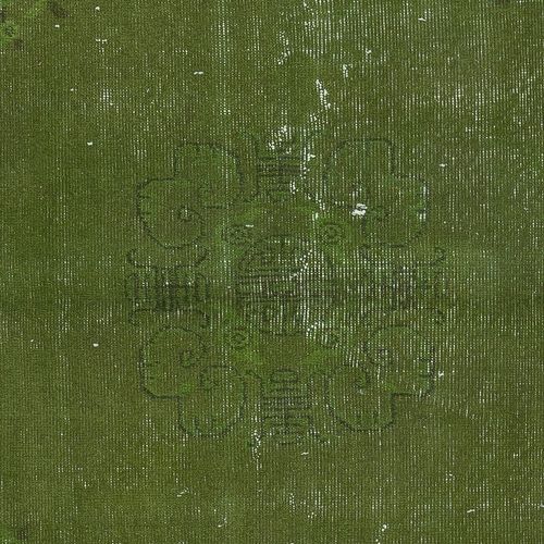 3.5x6.4 Ft Contemporary Handmade Turkish Accent Rug In Green Color photo 190.0