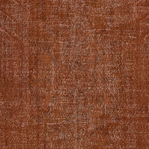 5.5x8.7 Ft Hand Made Floor Rug From Turkey. Orange Color Re Dyed Area Rug photo 403.0