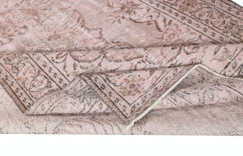 6x10 Ft Modern Area Rug In Light Pink, Handwoven And Handknotted In Turkey photo for sale