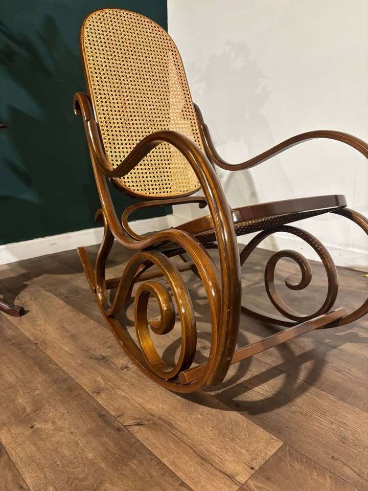 Vintage Reproduction Bentwood Style Rocking Chair photo 269.0