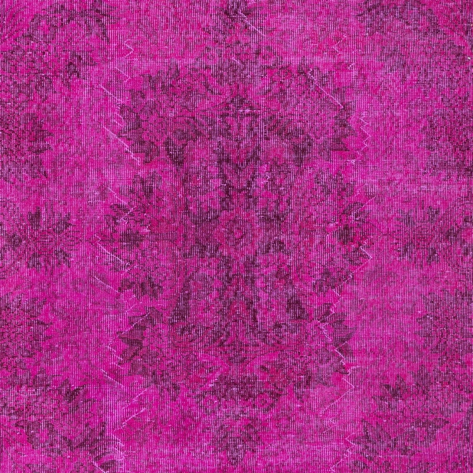5.8x9.6 Ft Pink Area Rug For Modern Interiors, Handmade In Turkey photo 479.0
