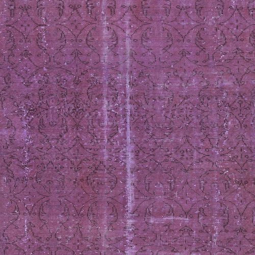 5.3x8.8 Ft Lilac Purple Color Handmade Area Rug From Turkey, Living Room Carpet photo 393.0
