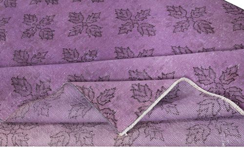 5.3x8.6 Ft Modern Floral Patterned Handmade Turkish Wool Area Rug photo for sale