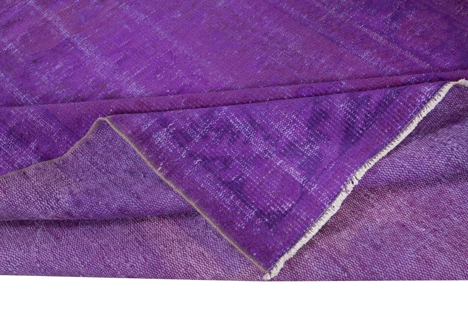 6x9.2 Ft Decorative Handmade Turkish Area Rug In Purple, Great 4 Modern Interior photo for sale