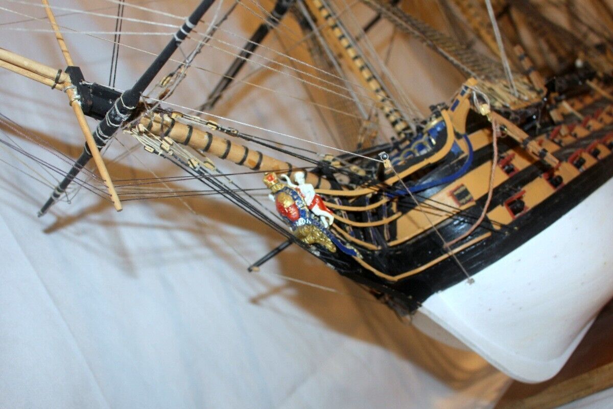 Lego Professional Wood Model Ship Boat Hms Victory Handmade photo furniture