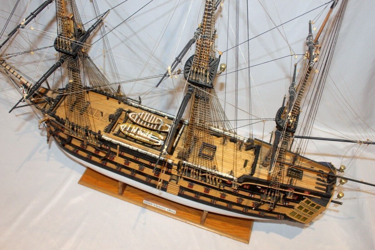 Lego Professional Wood Model Ship Boat Hms Victory Handmade photo buy