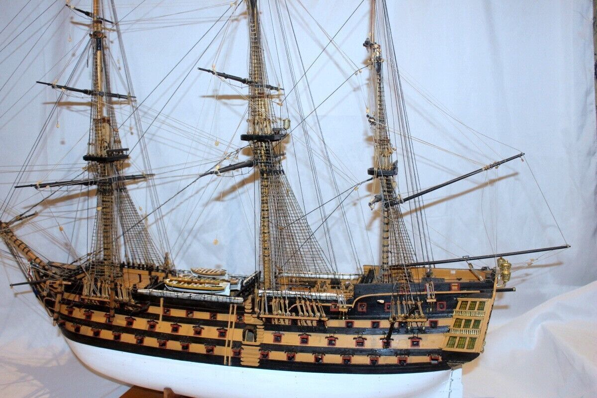 Lego Professional Wood Model Ship Boat Hms Victory Handmade photo vintage
