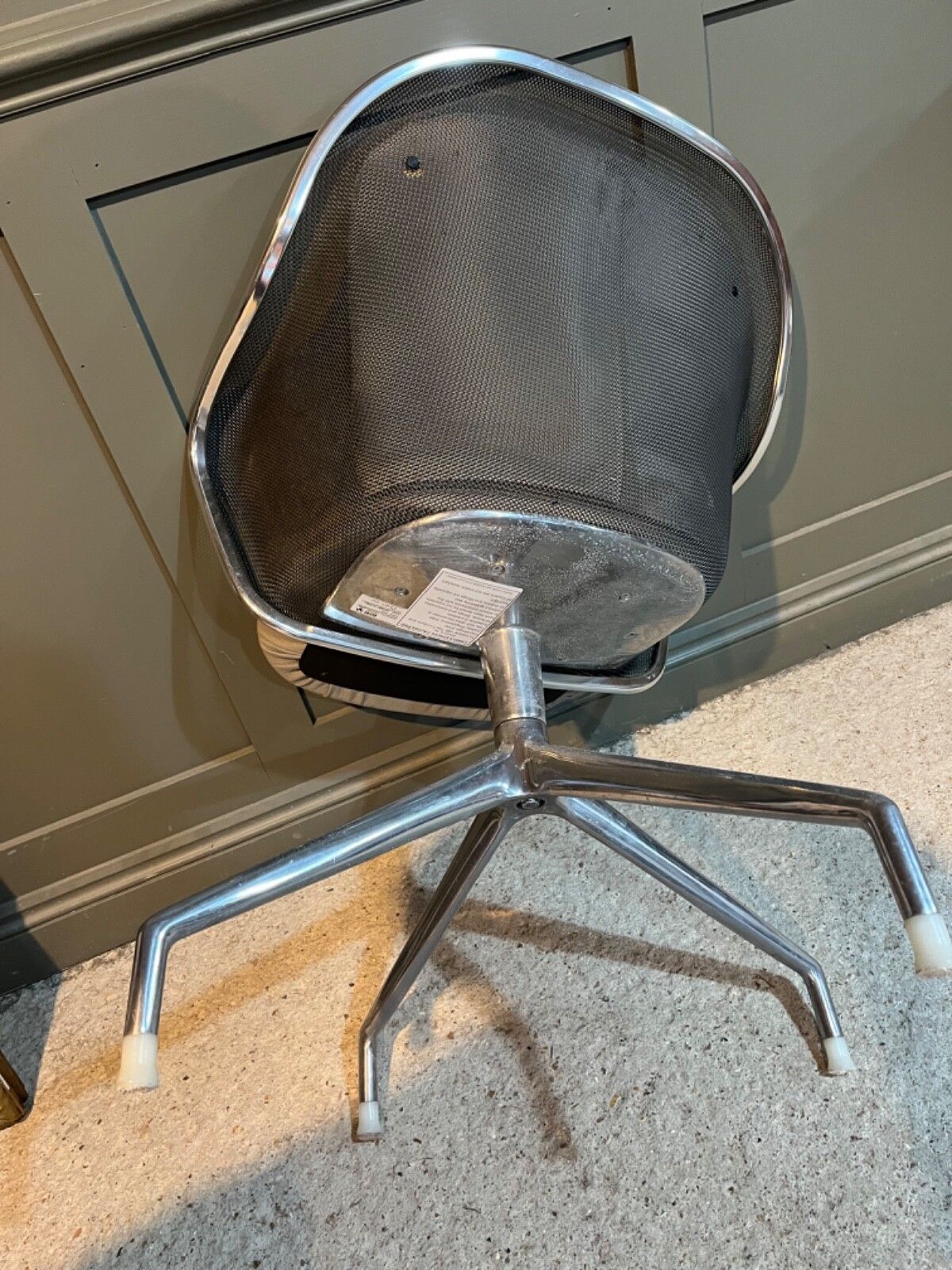 Leather Swivel Chair By B&B Italia Luta Chair Designed By  Antonio Citterio photo for sale