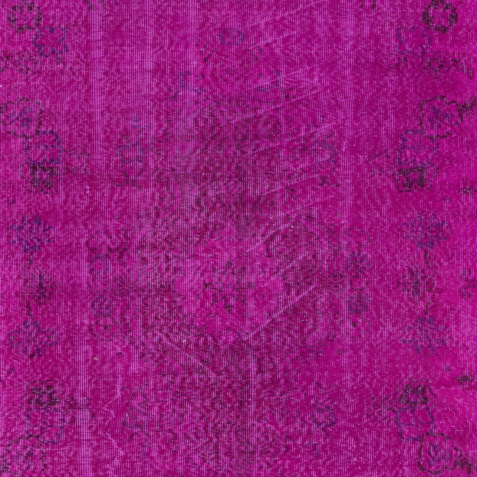 5.8x9.2 Ft Contemporary Handmade Floral Pattern Turkish Area Rug In Soft Pink photo 363.0