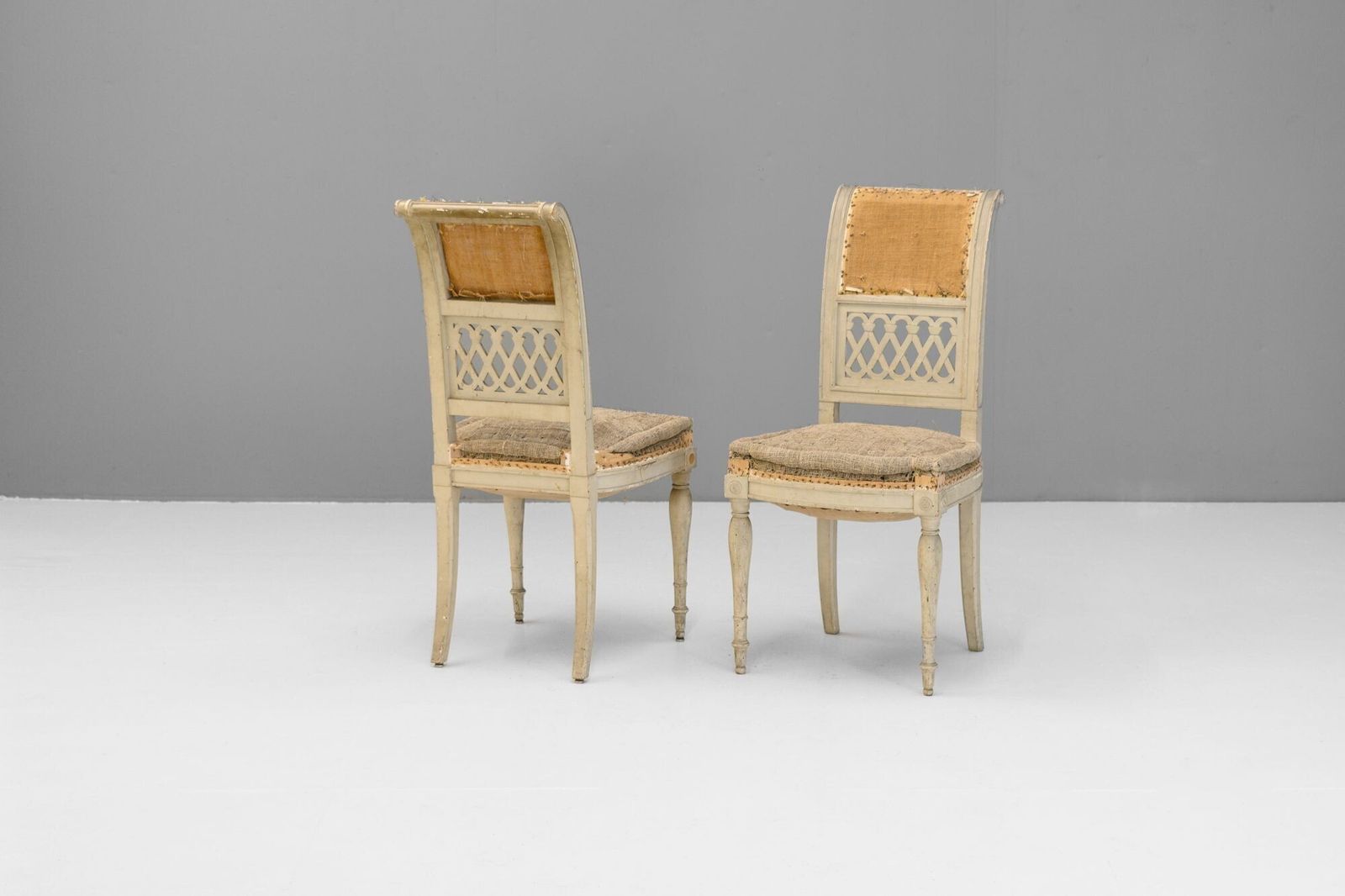 Pair Of French Side Chairs, 1800s photo furniture