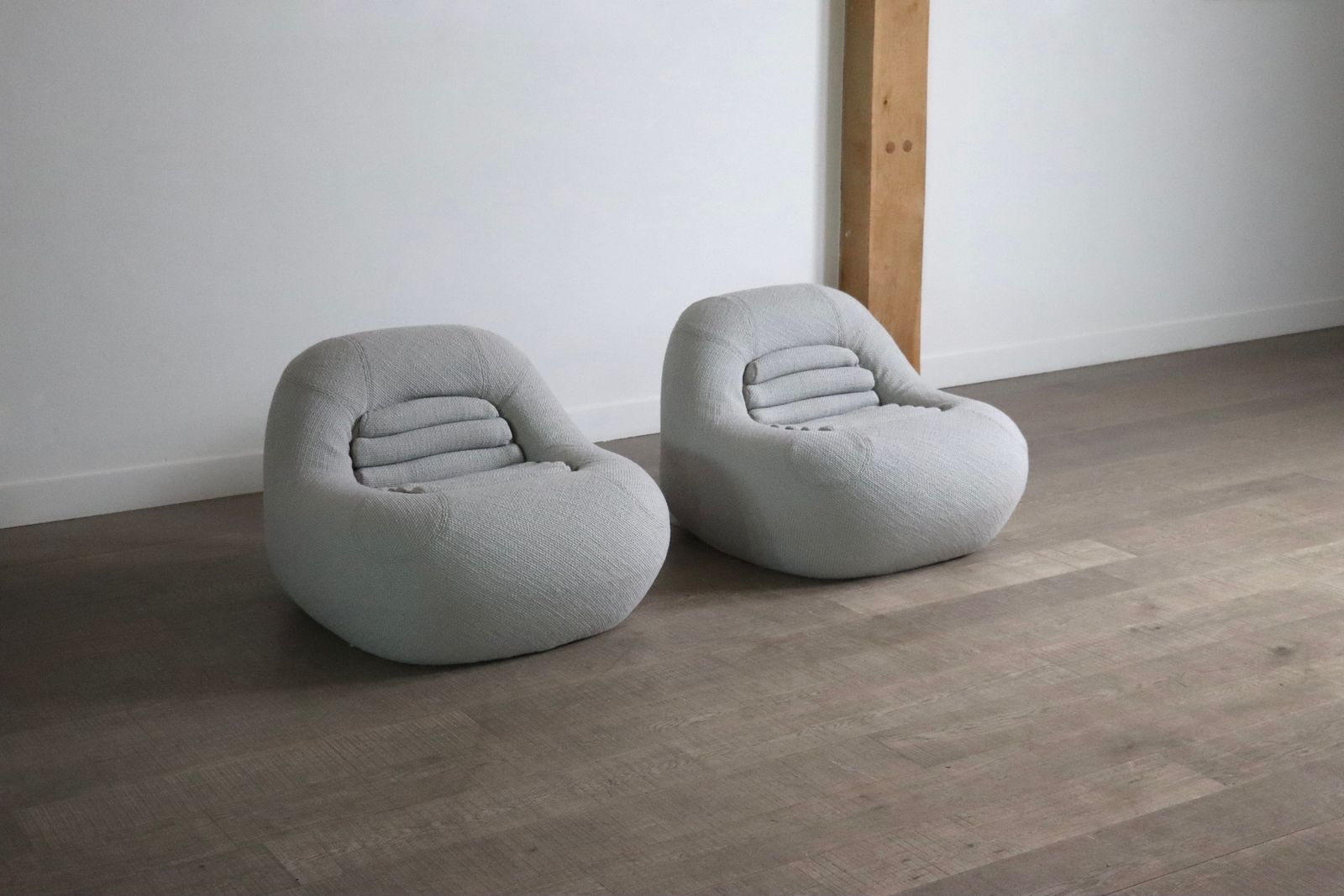 Pair Of Carrera Lounge Chairs By De Pas D’urbino & Lomazzi For Bbb Bonacina photo 7750.0