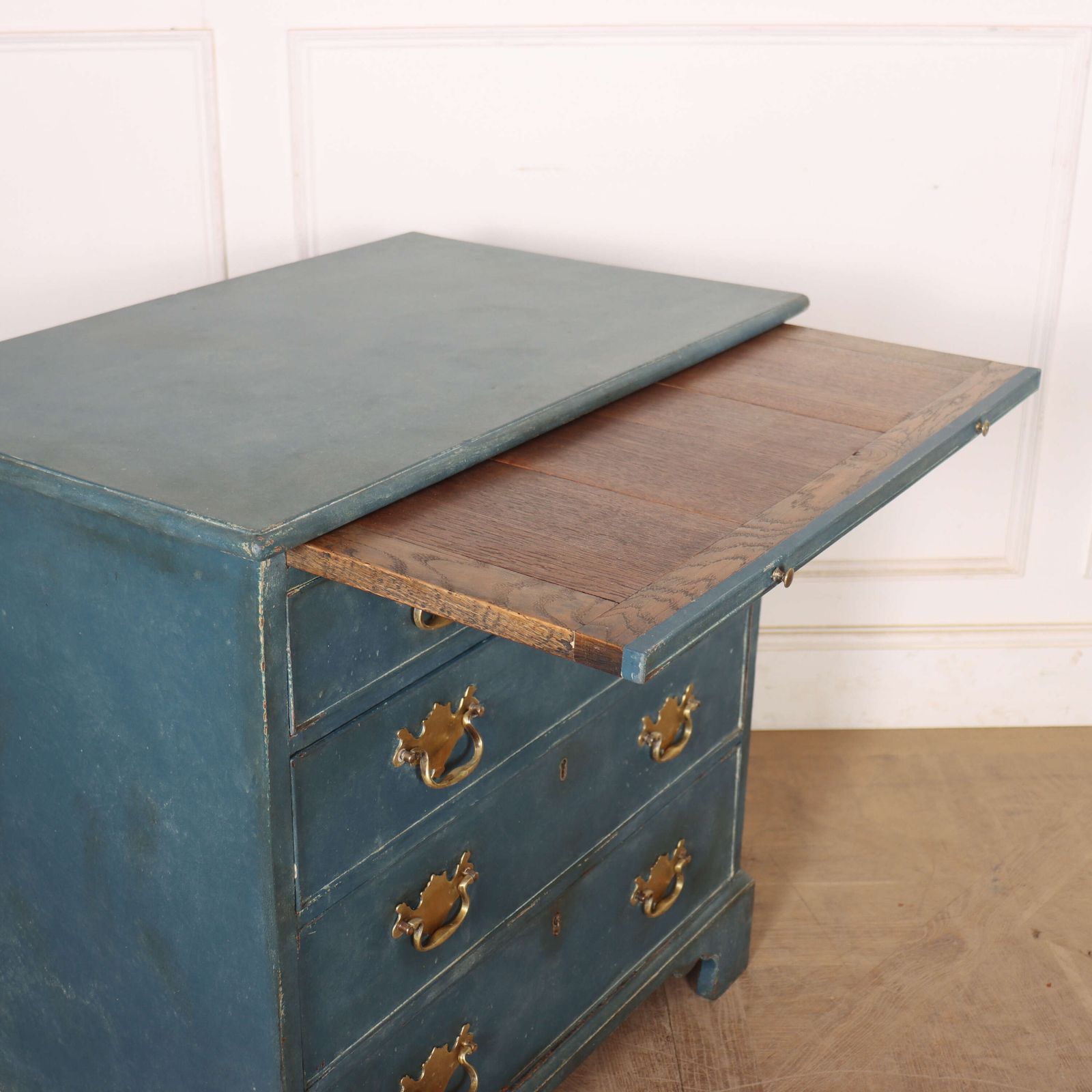 English Painted Chest Of Drawers photo vintage