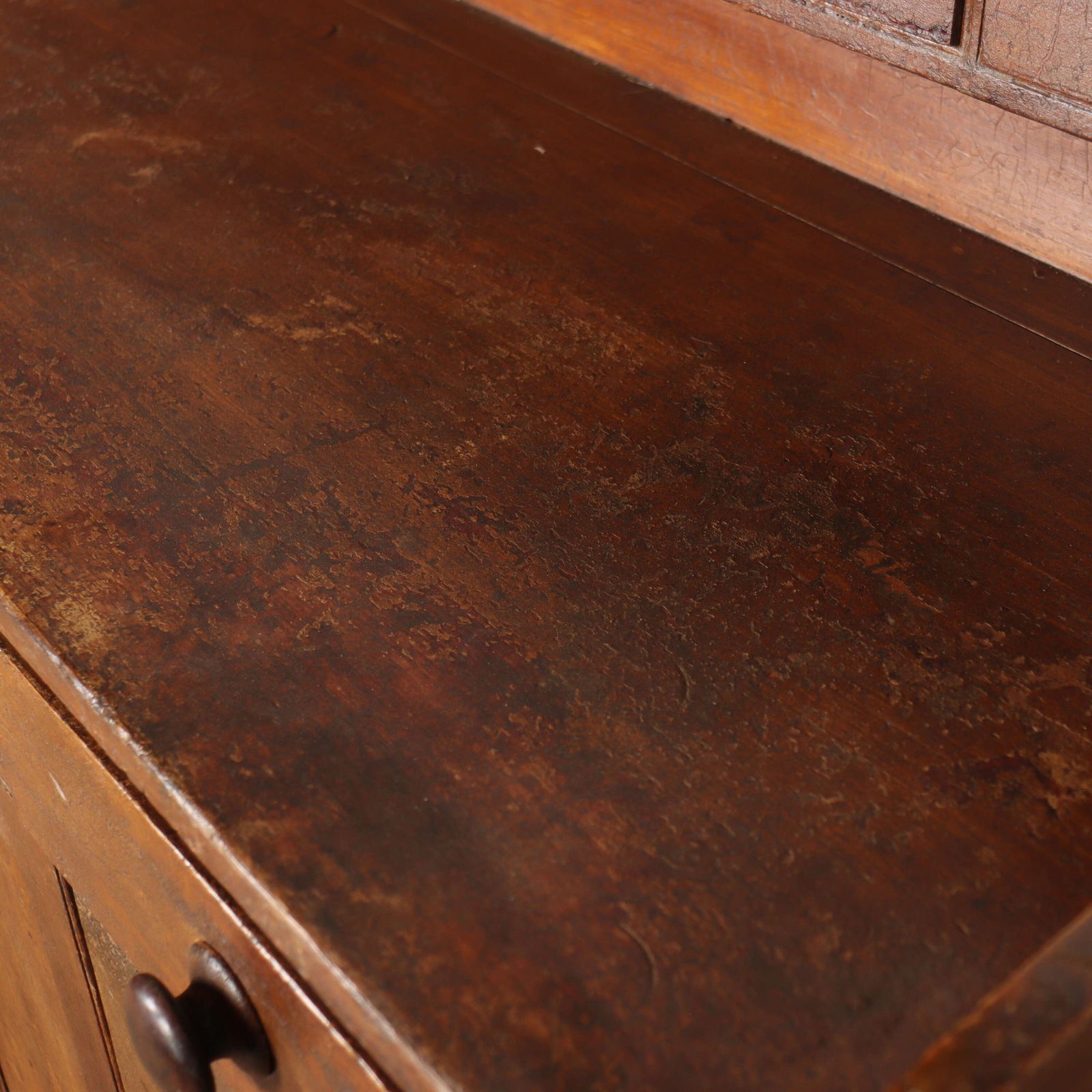 photo for sale Original Painted Scottish Dresser Base