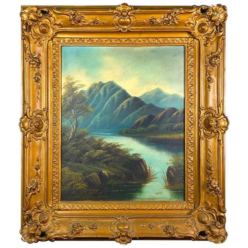 Oil Painting Of The Pearl River, 1890