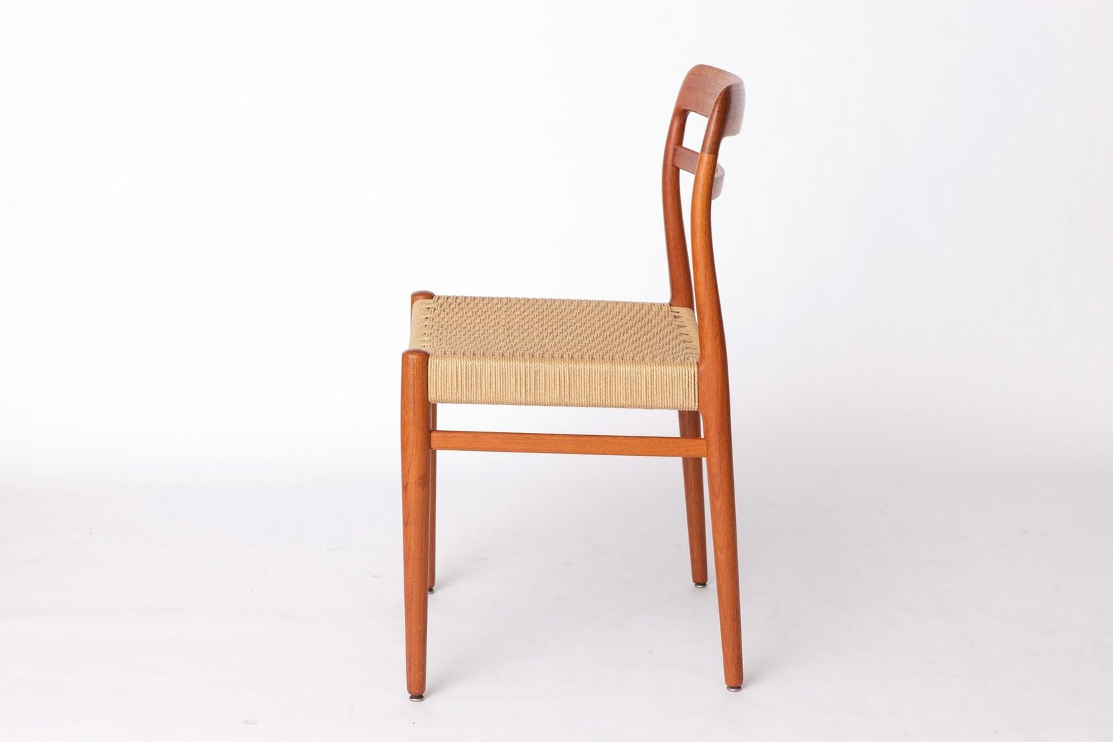 1 Of 2 Vintage Alf Aarseth Chair – Model 145, 1960s Teak Dining Chair, Danish Cord Seat, Norway photo furniture