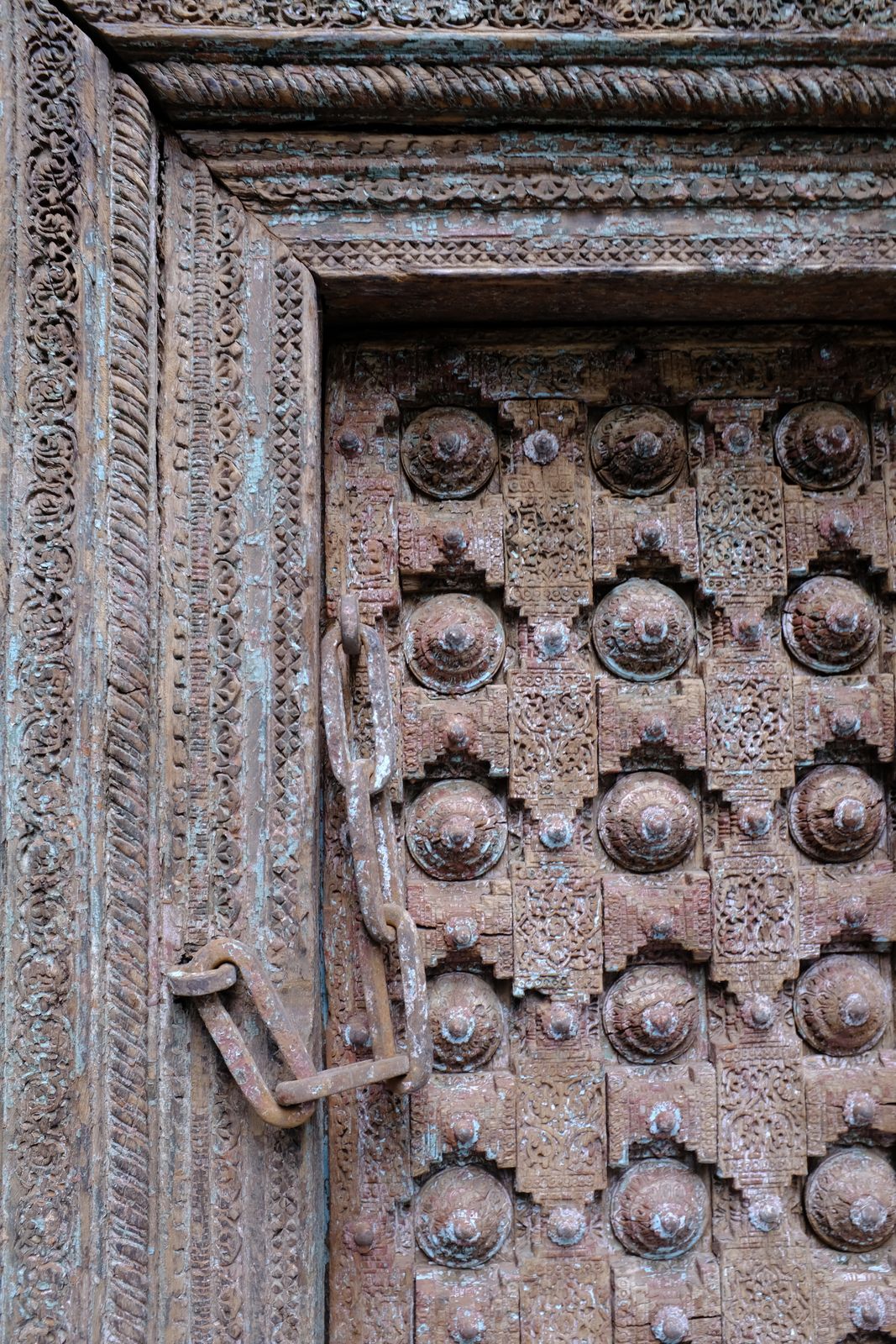 Antique Haveli Temple Door Circa Mid 16th Century photo Home Fixtures