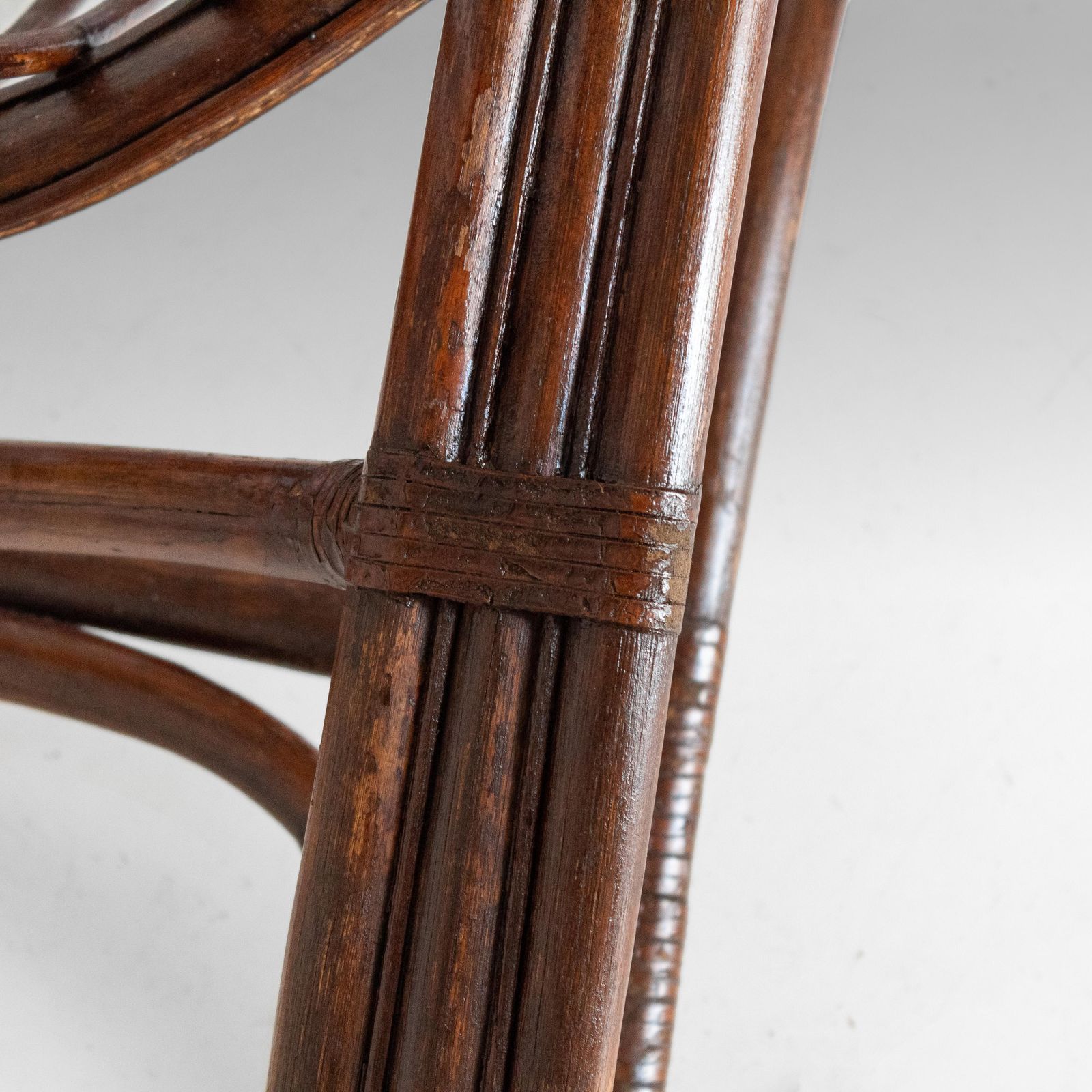 photo buy Mid Century Modern Bamboe Fauteuil In De Stijl Van Tito Agnoli, Italië, Ca. Jaren 1960